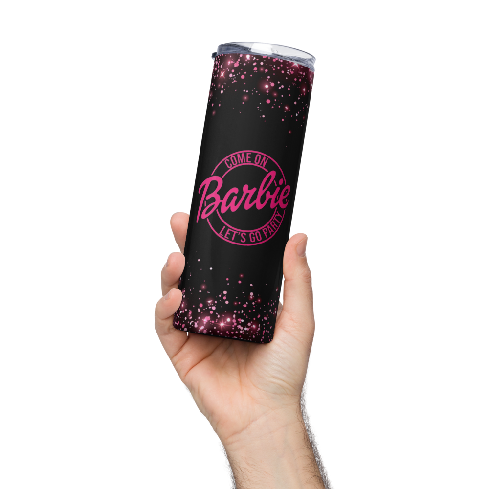 Let's Go Party Barbie 20oz Tumbler Cup