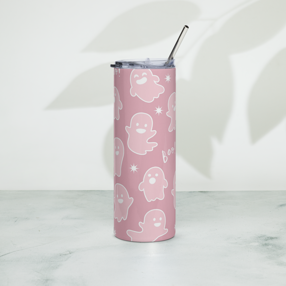 Pink Boo 20oz Tumbler Cup