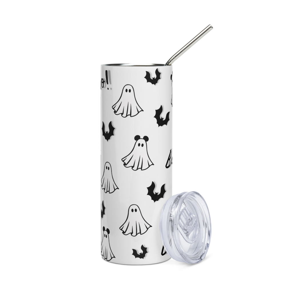 White Boo 20oz Tumbler Cup