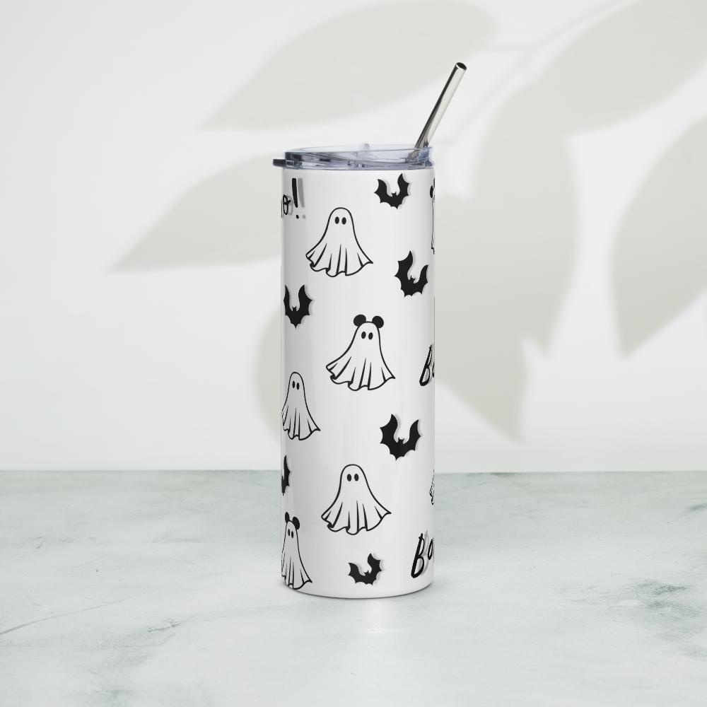 White Boo 20oz Tumbler Cup