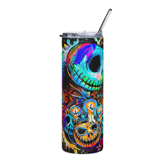 Neon Skellington 20oz Tumbler Cup