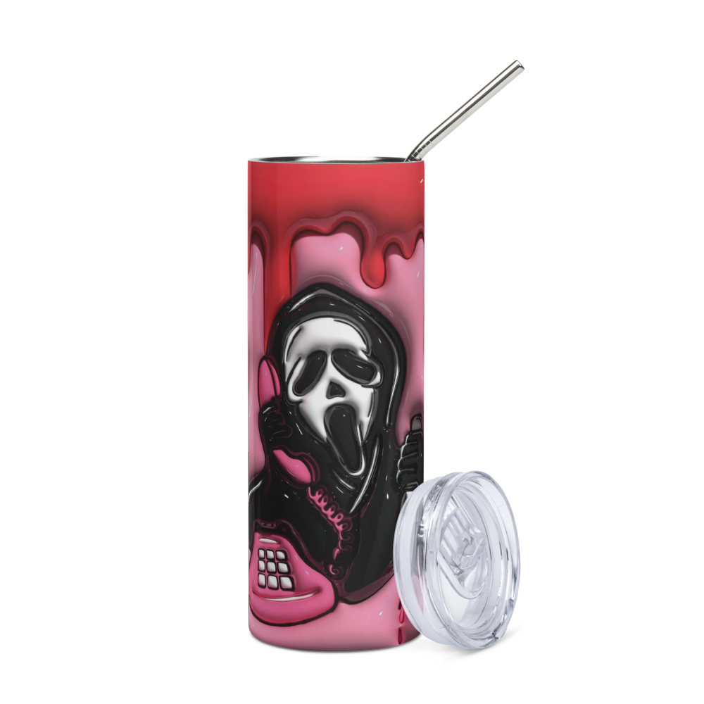 Ghost Face Puffy 20oz Tumbler Cup