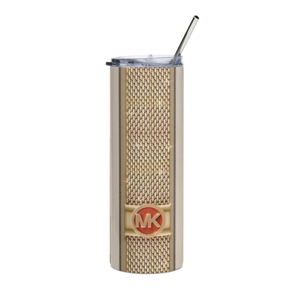 Gold and Pink MK 20oz Tumbler Cup