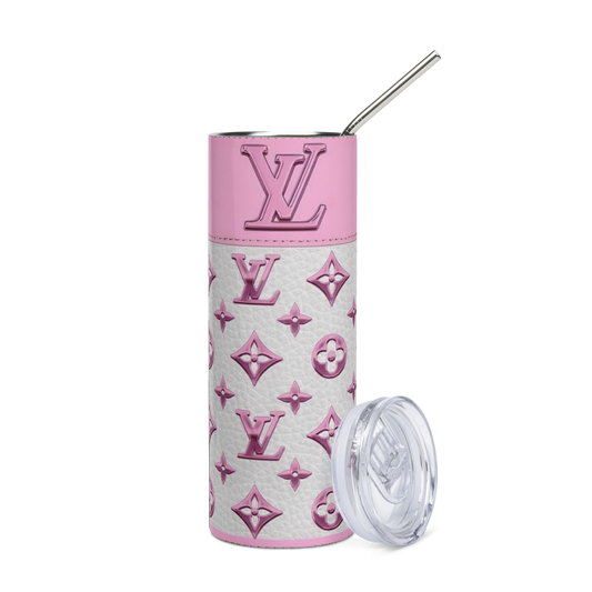 Pink Louis V 20oz Tumbler Cup