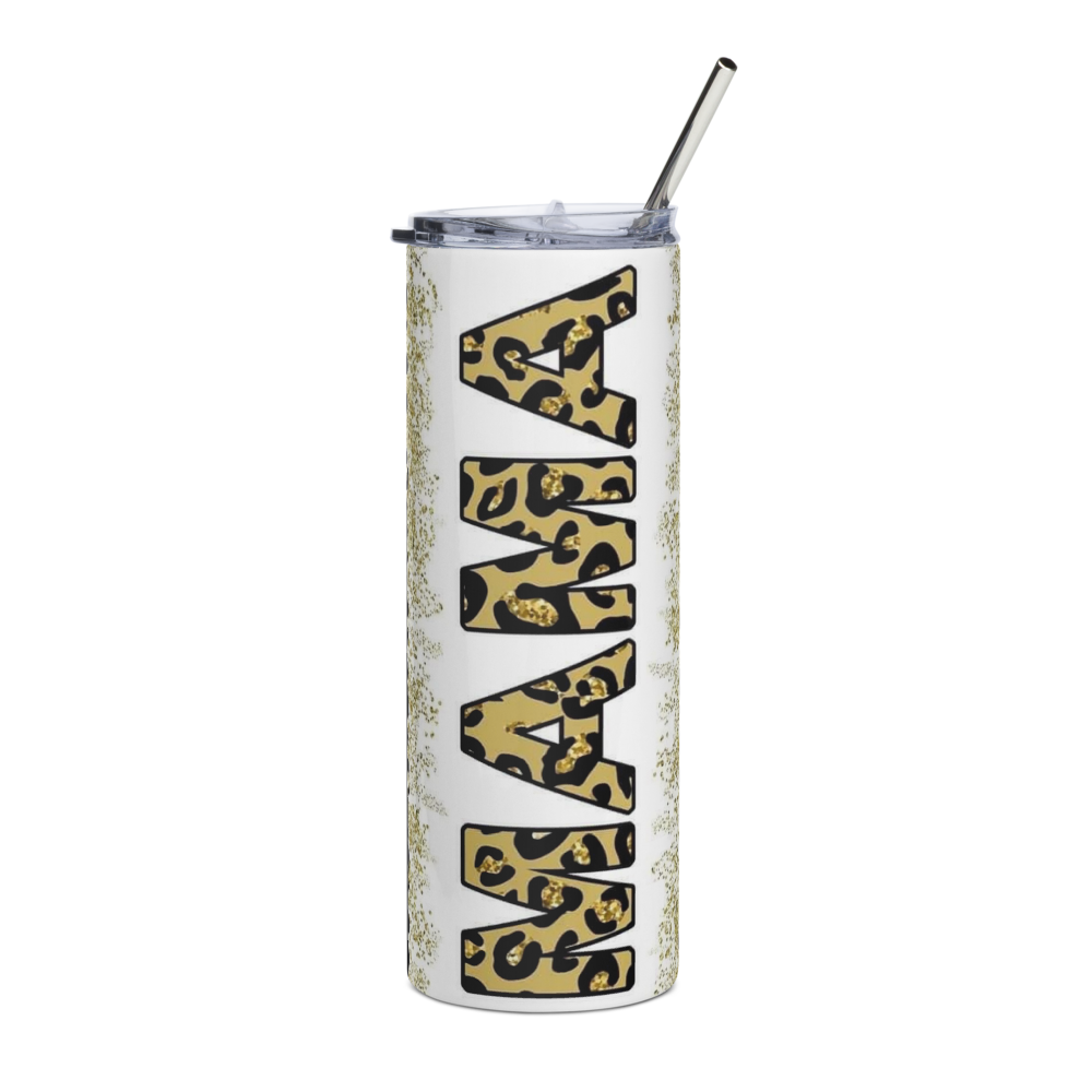 Cheetah Print MAMA 20oz Tumbler Cup