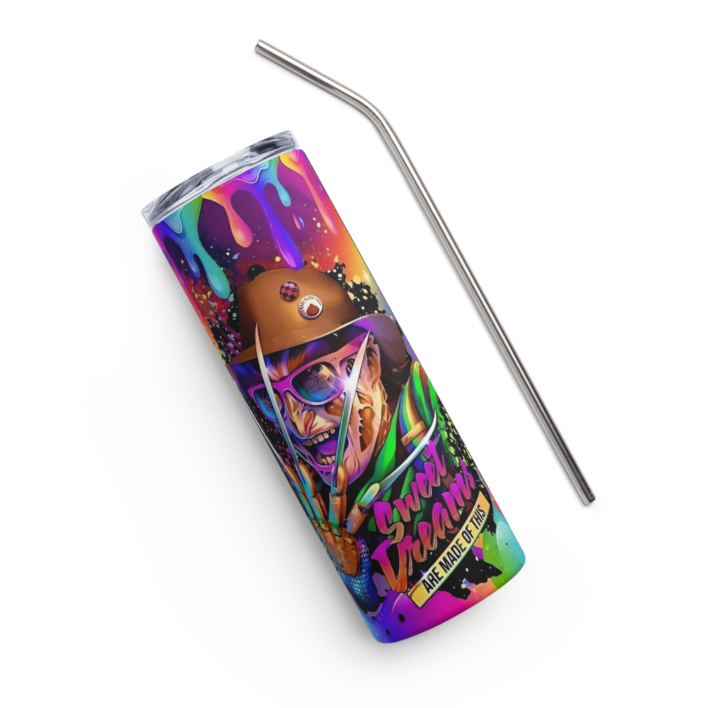 Rainbow Retro Freddy 20oz Tumbler