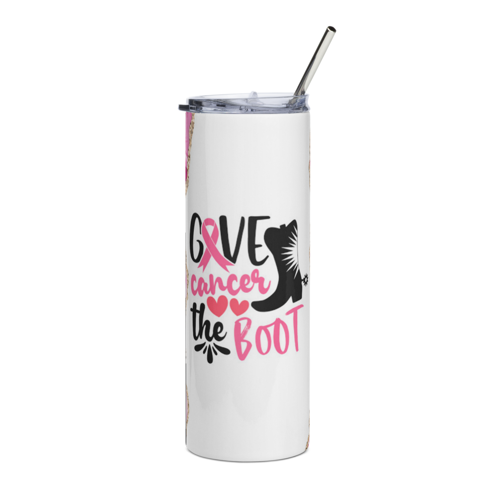 Give Cancer The Boot 20oz Tumbler