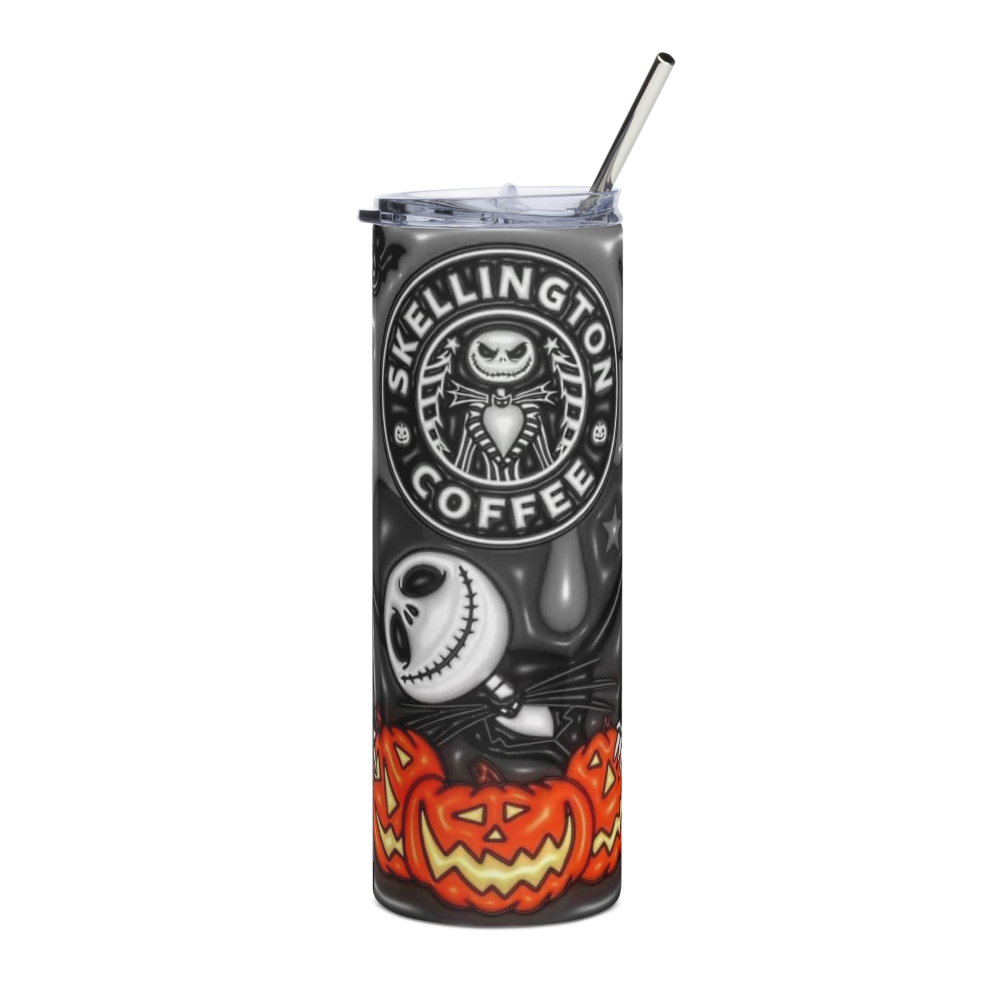 Skellington Coffee Puffy 20oz Tumbler