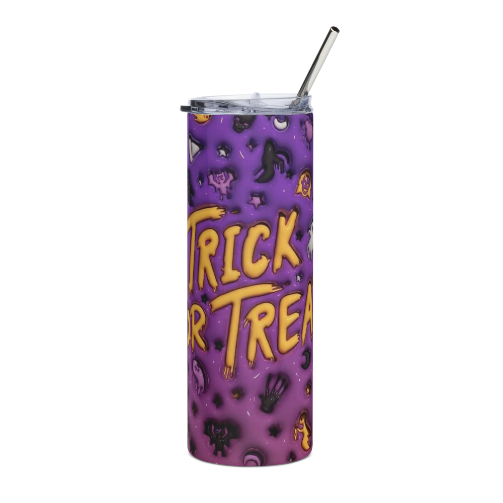 Trick Or Treat Puffy Halloween 20oz Tumbler