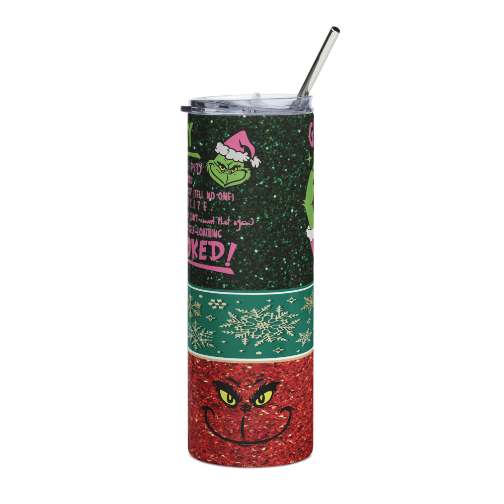 Grinch Schedule 20oz Tumbler