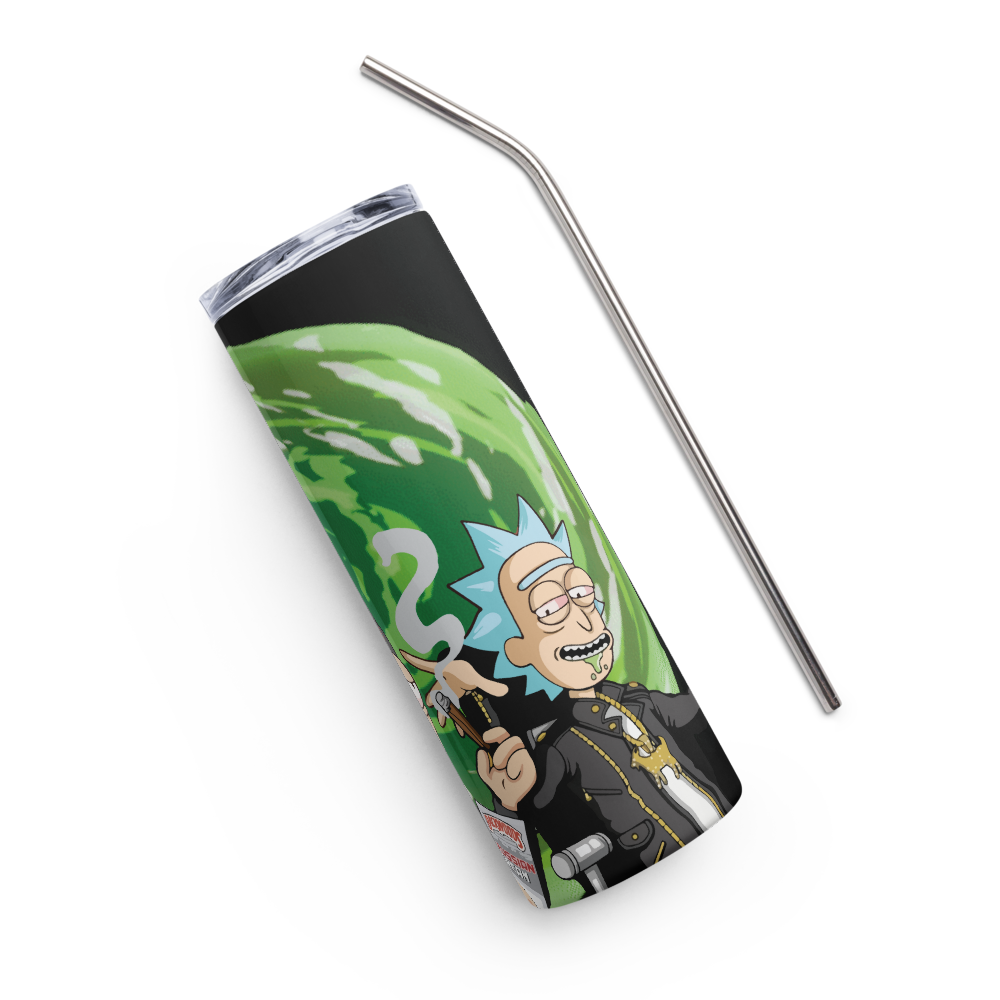 Stoned Rick and Morty 20oz Tumbler