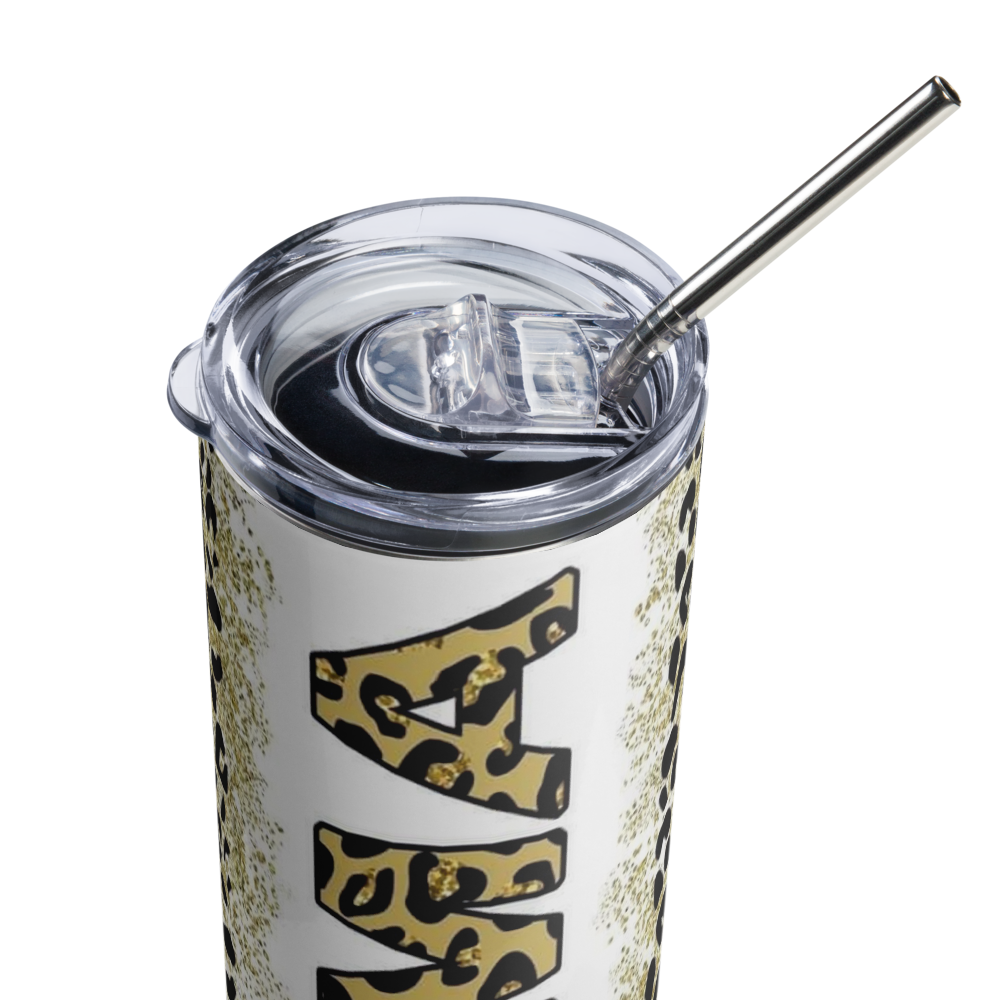 Cheetah Print MAMA 20oz Tumbler Cup