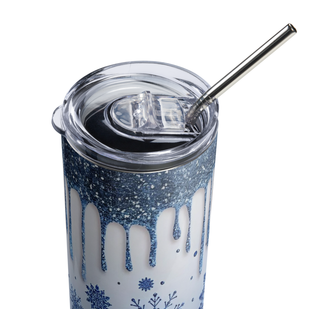 Snow Flake Drip 20oz Tumbler