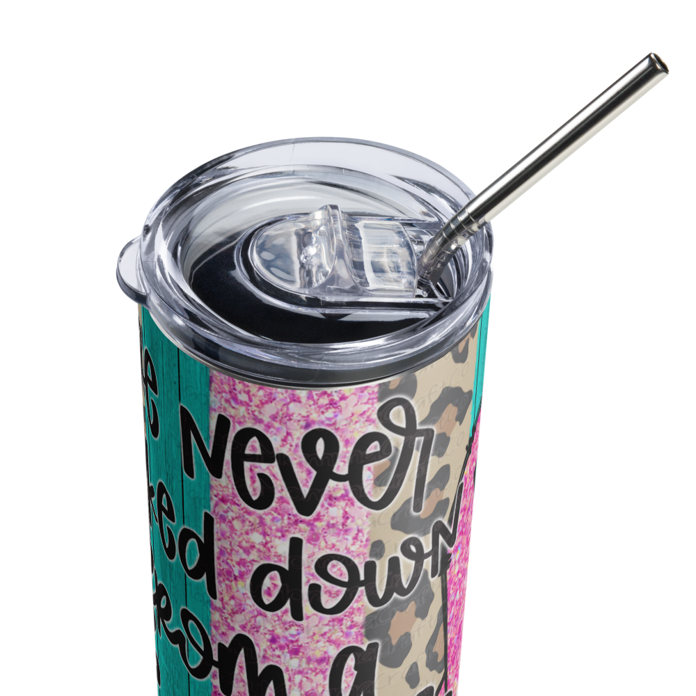 Never Back Down 20oz Tumbler