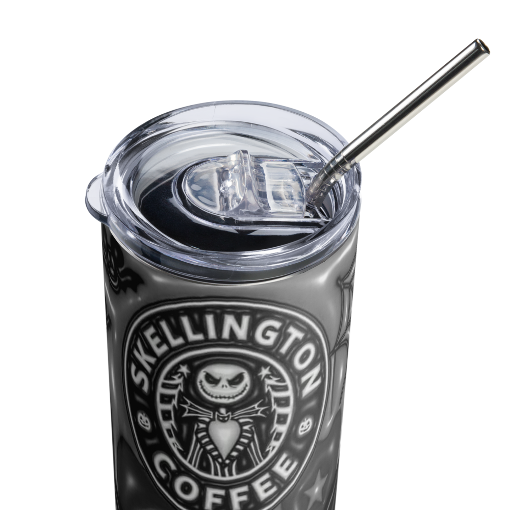 Skellington Coffee Puffy 20oz Tumbler