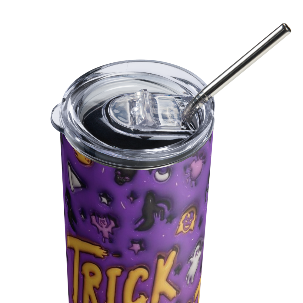 Trick Or Treat Puffy Halloween 20oz Tumbler