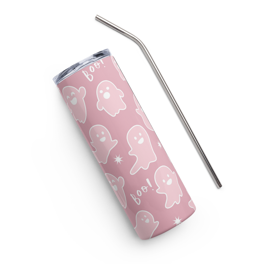 Pink Boo 20oz Tumbler Cup