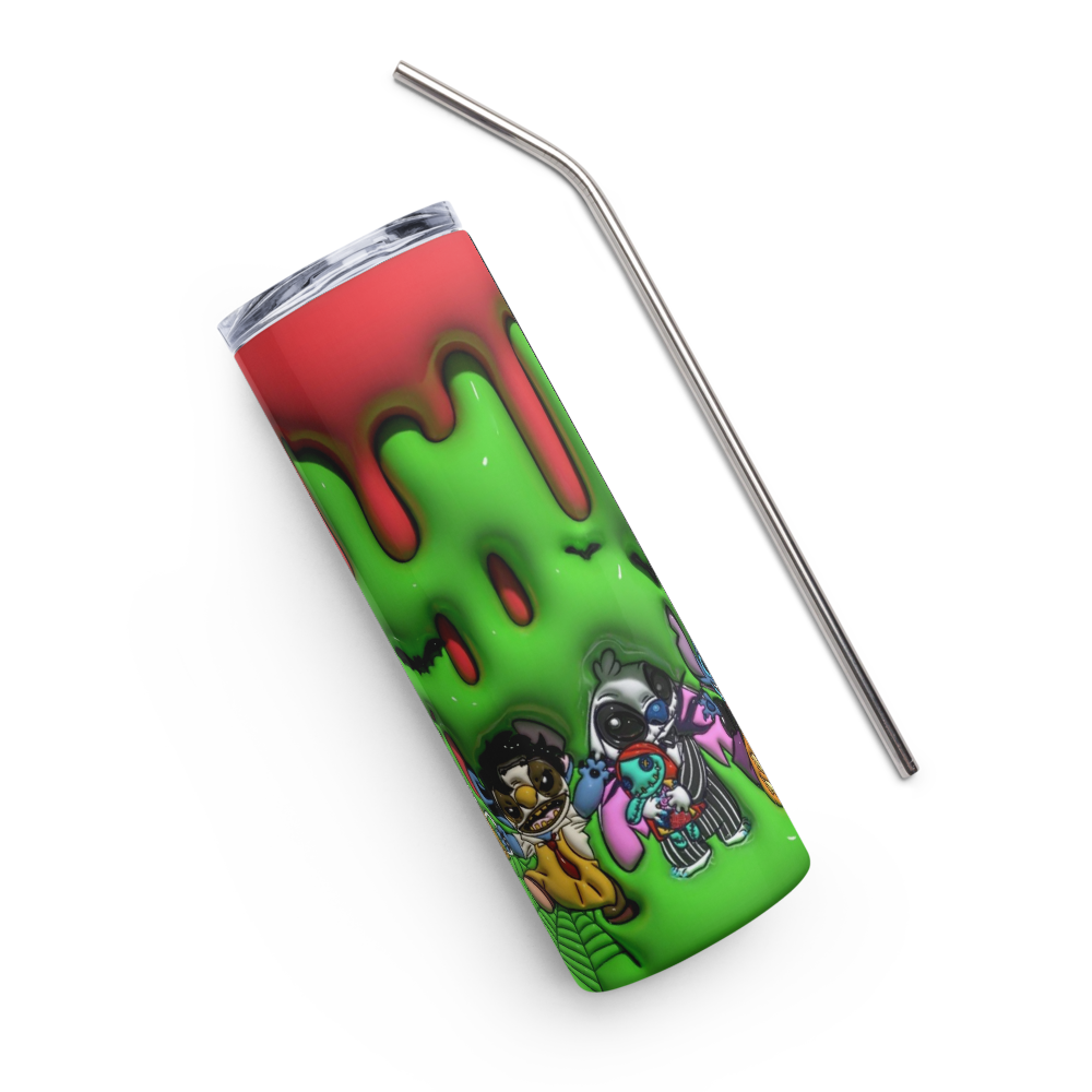 Stitch Slasher Puffy 20oz Tumbler Cup