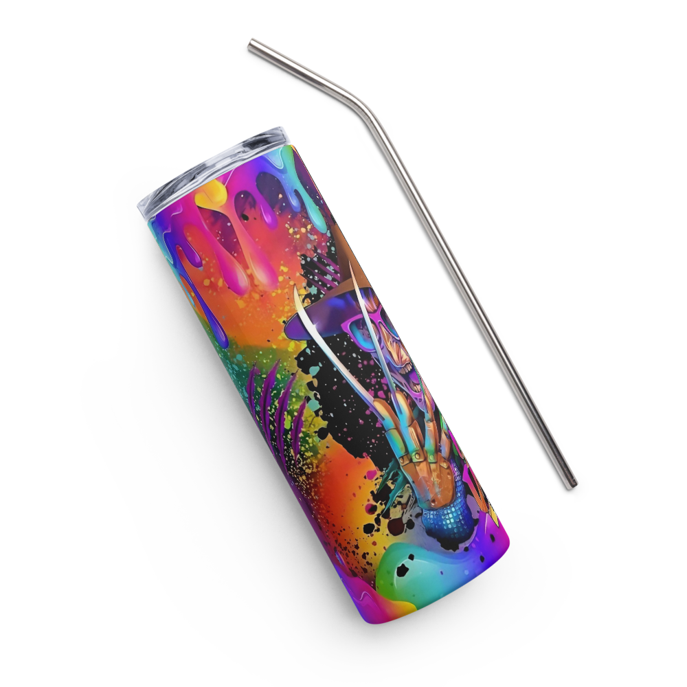 Rainbow Retro Freddy 20oz Tumbler