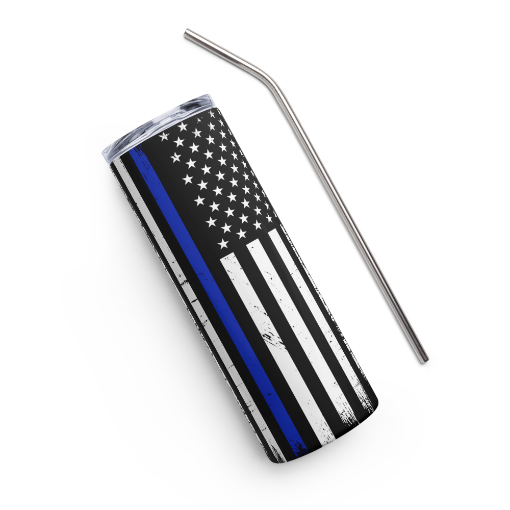 Thin Blue Line Flag 20oz Tumbler