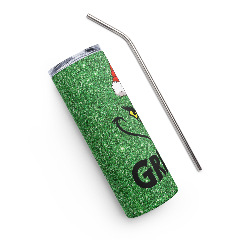 Glitter Grinch 20oz Tumbler